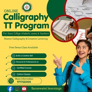 Saraswatei Learnings: Online Calligraphy Teacher Training Program