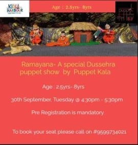 Kids Harbour- Ramayana - A Special Dussehra Puppet Show