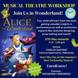 Toddler Quotient-Musical Theatre workshop (Summer)