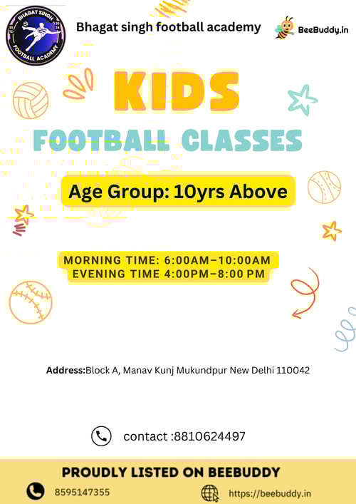 Bhagat Singh Football Academy-Kids football classes