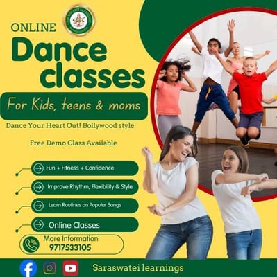Saraswatei Learnings: Online Dance Classes
