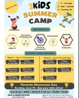 3KIDS Movement Studio- SUMMER CAMP