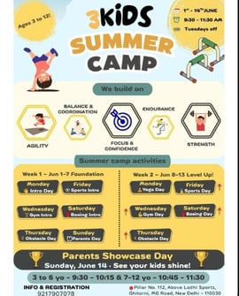 3KIDS Movement Studio- SUMMER CAMP