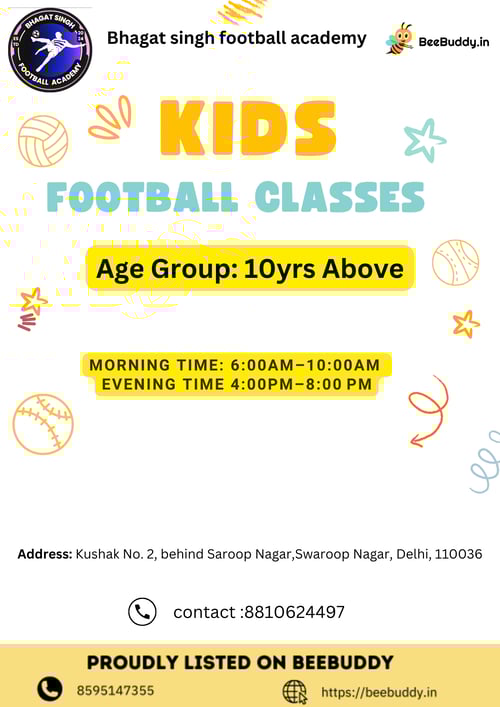 Bhagat Singh Football Academy-Kids football classes