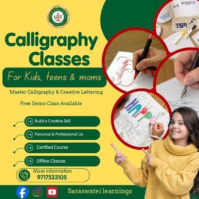 Saraswatei Learnings: Calligraphy Classes