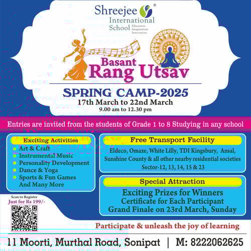 Shreejee International  School : Spring Camp
