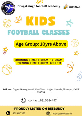 Bhagat Singh Football Academy-Kids football classes