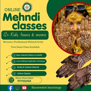 Saraswatei Learnings: Online Mehndi Class