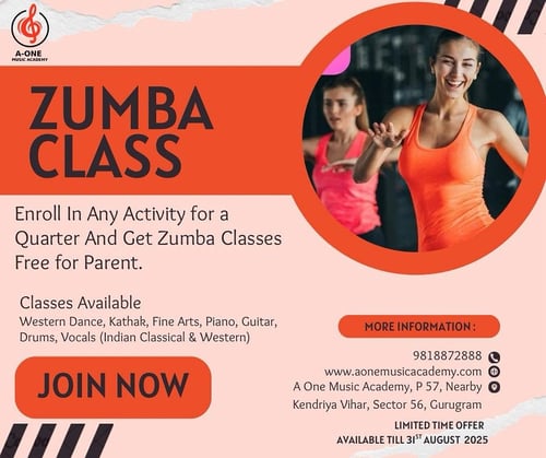A One Music Academy - Zumba classes for kids