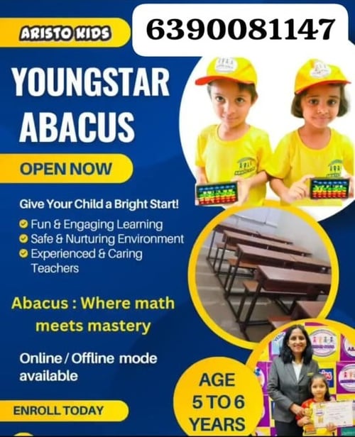 ARISTO KIDS  -  youngstar Abacus and math mastery class