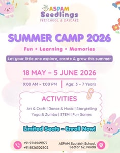 ASPAM Seedlings-Summer Camp 2026