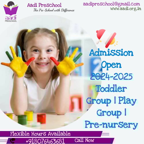 Aadi Play School-Admission Open-2024-2025