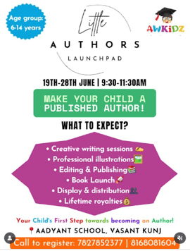 Aadyant School  -   Little Authors Launchpad
