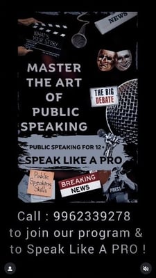 Aalamaram Global Learning Academy  -  Public Speaking Program