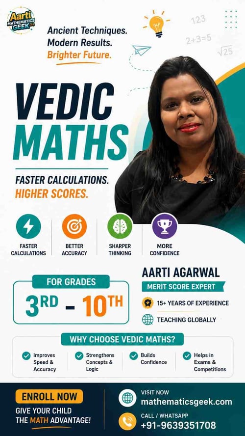 Aarti Mathematics Geeks-Vedic Maths Classes for Grades 3-10