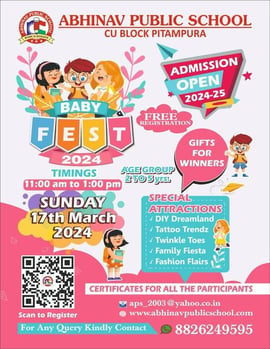 Abhinav Public School-Baby Fest 2024