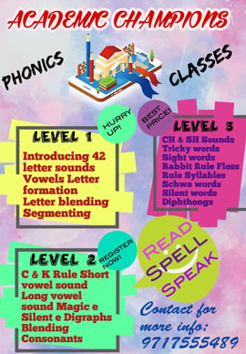 Academic Champions-Phonics Classes