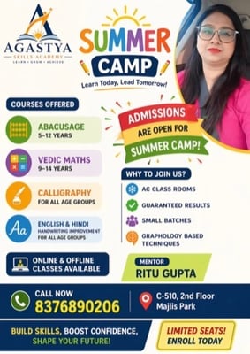 Agastya Skills Academy-Summer Camp 2026