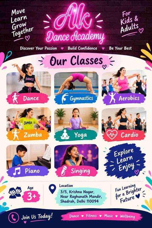 Ak dance academy-Dance Fitness and Music Classes for Kids