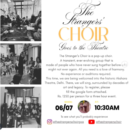 Akshara Theatre  -  The Strangers pop-up Choir