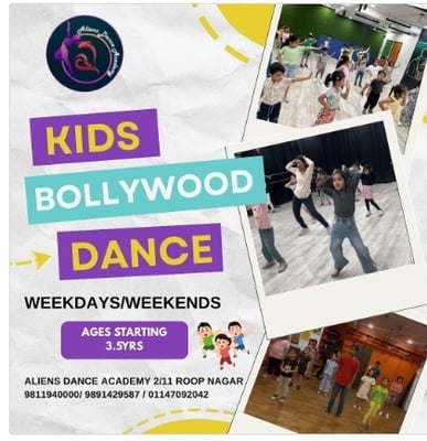 Aliens Dance & Fitness Studio  -  Kids Bollywood Dance Calsses