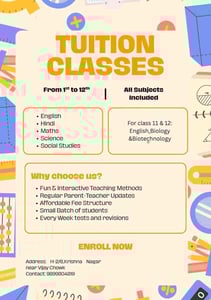All Subjects Tuition Classes-Tuition Classes for Kids