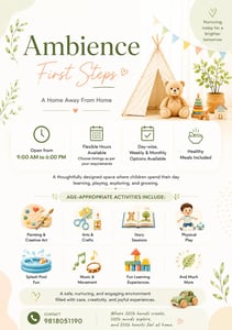 Ambience First Steps-A Home Away From Home for Kids