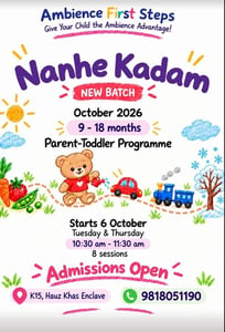 Ambience First Steps-Parent Toddler Programme