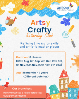 Amiown Amity's Caring Preschool  -  Artsy Crafty Club ( Gurugram )