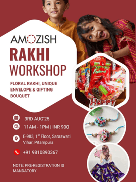 Amozish  -  Rakhi Workshop For Kids 2025