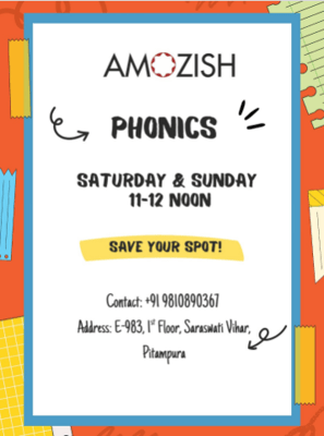 Amozish - Phonics Classes For Kids