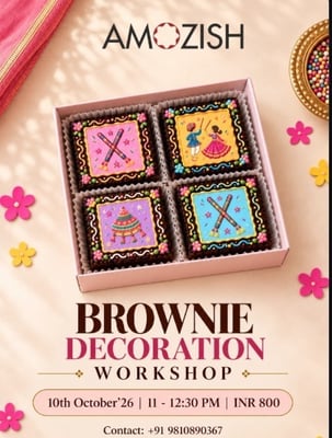 Amozish-Brownie Decoration Workshop for Kids