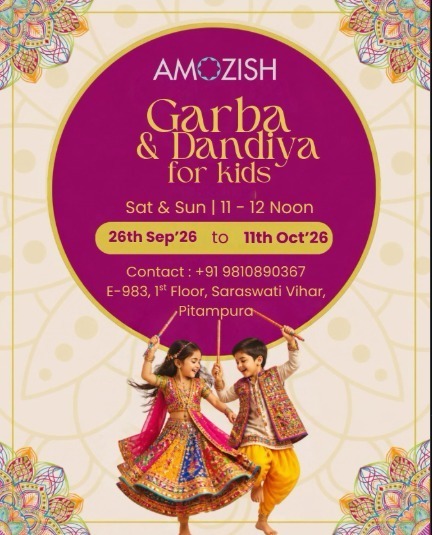 Amozish-Garba and Dandiya Dance Classes for Kids