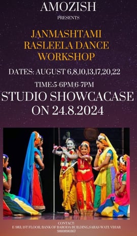 Amozish- Janmashtami rasleela dance workshop