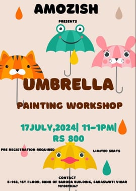 Amozish-Umbrella Painting workshop