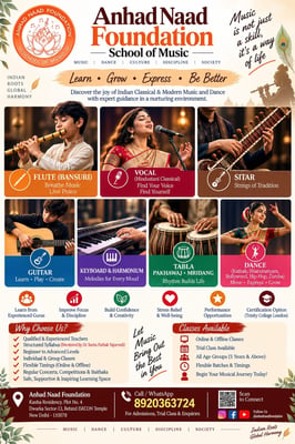Anhad Naad Foundation-Music and Dance Classes for Kids