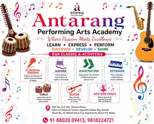 Antarang Performing Arts Academy-Music and Dance Classes
