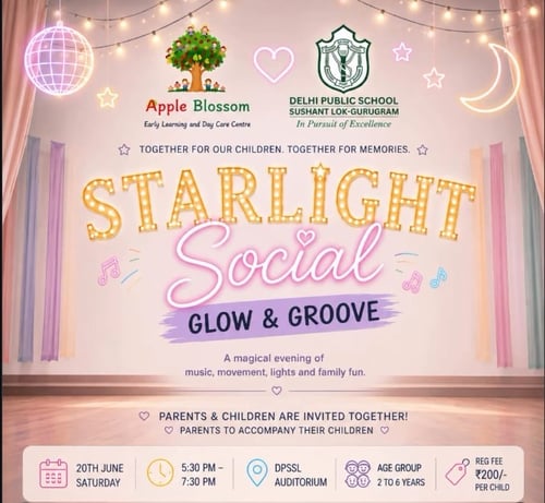 Apple Blossom-Starlight Social Glow and Groove An Evening of Magic and Memories