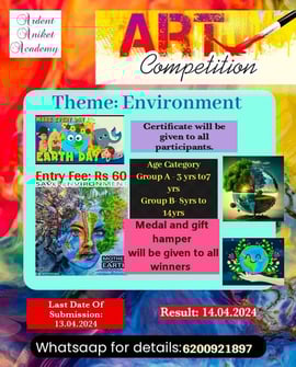 Ardent Aniket Academy-Art Competition for kids