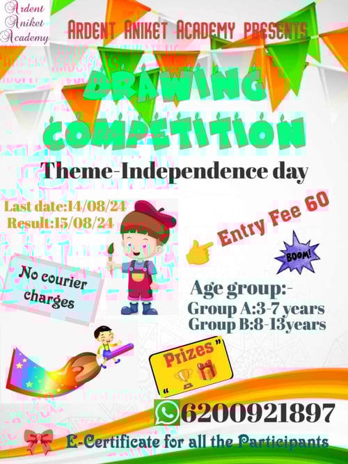 Ardent Aniket Academy-Drawing Competition (Theme Independence day)