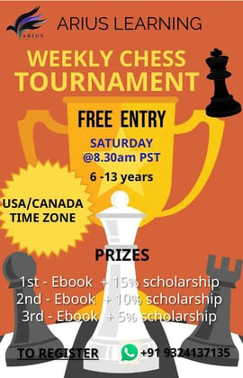 ARIUS Learning-Weekly Chess tournament