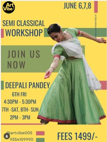 Art Vibe-Dance Studio  -  SEMI CLASSICAL WORKSHOP