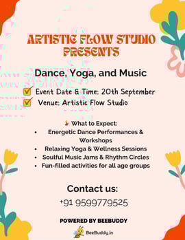 Artistic Flow -  Dance Music and Yoga workshop