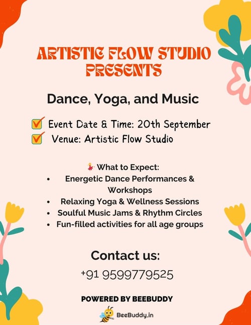 Artistic Flow -  Dance Music and Yoga workshop