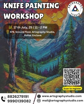 Artography Studio  -  Knife Painting Workshop