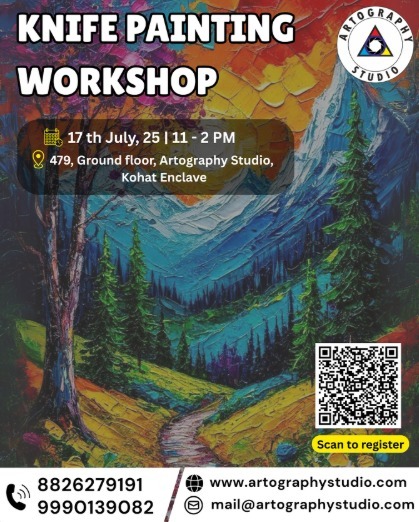 Artography Studio  -  Knife Painting Workshop