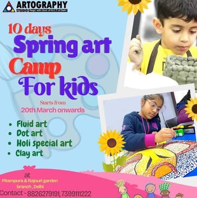 Artography Studio-Spring Art Camp for kids