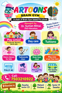 Artoons Brain Gym-Play School Day Care and Kids Activity Classes