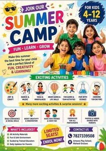 Artoons Brain Gym-Summer Camp 2026