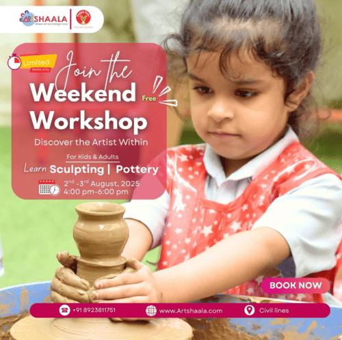 Artshaala  -  Weekend Pottery & Sculpting Workshop For Kids